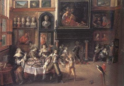 Peter Paul Rubens The Great Salon of Nicolaas Rockox's House (mk01) Sweden oil painting art